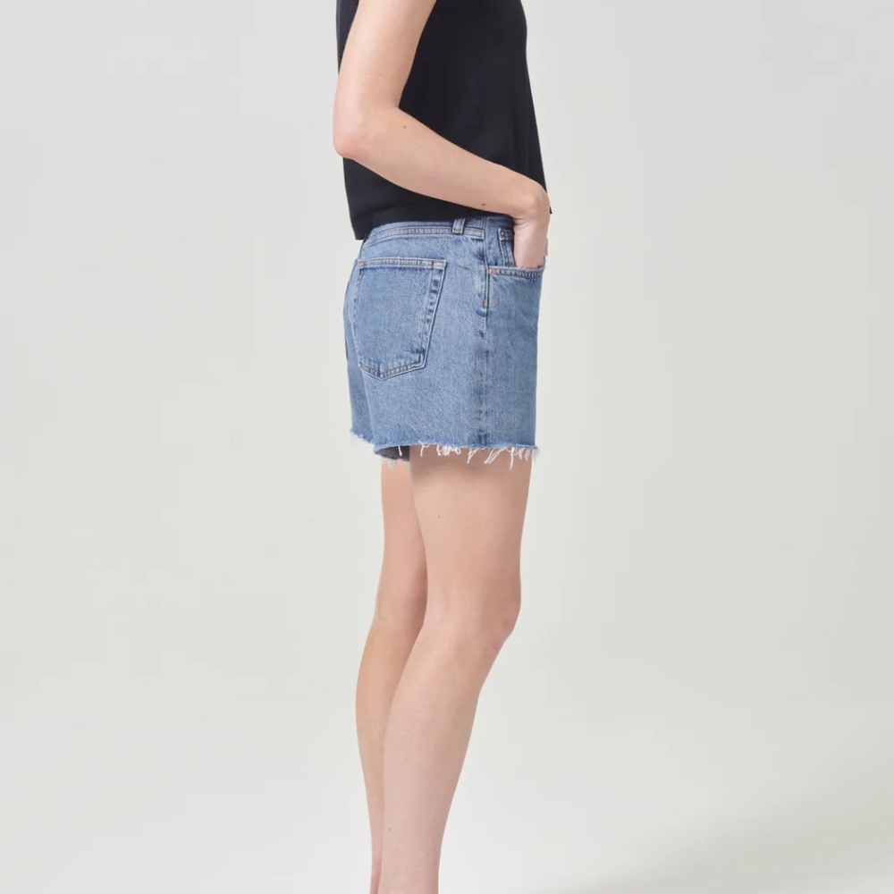 AGOLDE ICONIC Parker long short in Skywave size 32 NWT - Picture 2 of 9